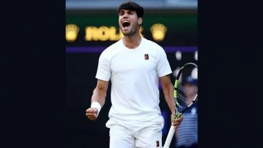 How To Watch Andrey Rublev vs Carlos Alcaraz, Wimbledon 2025 Live Streaming Online: Get Live TV Telecast Details of Men’s Singles Round of 16 Tennis Grand Slam Match?