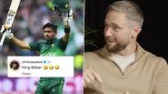 Chris Woakes Reveals Story Behind His 'King Babar' Comment On Instagram Post of Wiaan Mulder; Here's the Truth About England All-Rounder's Viral Interaction (Watch Video)