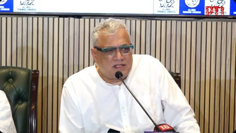 TMC Leader Derek O’Brien Blames Government for Disruptions in Parliament, Says ‘They Are Running Away From Debate on Special Intensive Revision of Electoral Rolls in Bihar’