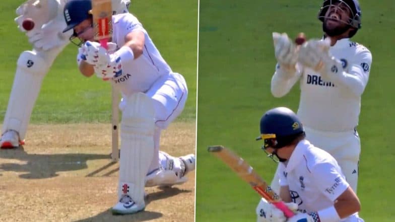 Dhruv Jurel Catch Video: Watch Substitute Indian Wicketkeeper-Batter Take Stunning Grab Behind the Stumps to Dismiss Ollie Pope During IND vs ENG 3rd Test 2025