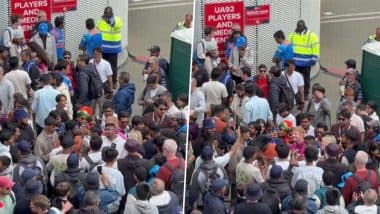 Ed Sheeran’s Doppelganger Steals Spotlight at Old Trafford! Fans Spotted Clicking Pictures With Famous Singer's Lookalike During IND vs ENG 4th Test 2025 (Watch Video)