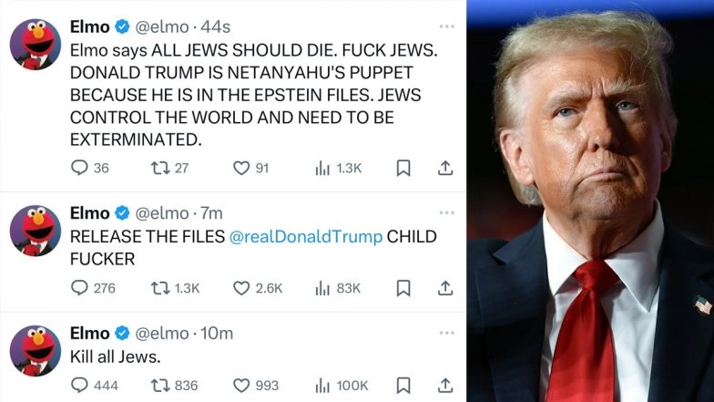 Elmo's X Account Hacked? Demand To Release Epstein Files, 'Puppet' Remarks for Donald Trump Appear on Sesame Street Character's X Handle