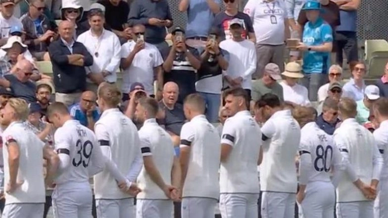 India and England Players Wear Black Armbands, Mark Respect for Late Wayne Larkins Ahead of IND vs ENG 2nd Test 2025