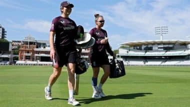ENG-W vs IND-W 2nd ODI 2025 Toss Report and Playing XI: Nat Sciver-Brunt’s England Opts To Bowl in Rain-Hit Contest at Lord’s