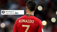 Happy Birthday MS Dhoni: FIFA World Cup Shares 'Happy Thala Day' Wish For Captain Cool With Pics of Cristiano Ronaldo and Other Iconic Footballers to Don Jersey No 7 (See Post)