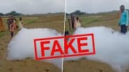 Did Clouds Fall From the Sky in Uttar Pradesh's Katka Village? Know Truth As Viral Video Showing Large Pieces of Foam Goes Viral With Fake Claim