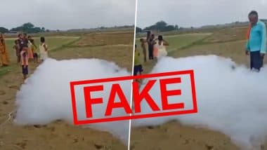 उत्तर प्रदेशच्या कटका गावात आकाशातून ढग पडले? फोमचे मोठे तुकडे दर्शविणारे व्हायरल व्हिडिओ बनावट दाव्यासह व्हायरल होते म्हणून सत्य जाणून घ्या