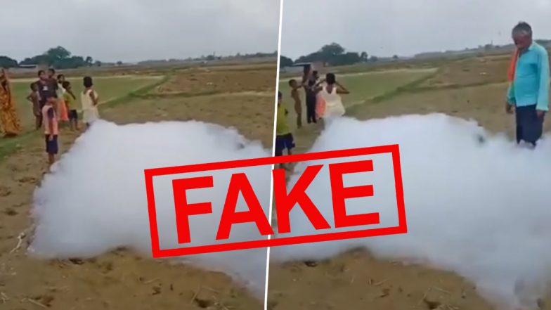 Did Clouds Fall From the Sky in Uttar Pradesh's Katka Village? Know Truth As Viral Video Showing Large Pieces of Foam Goes Viral With Fake Claim