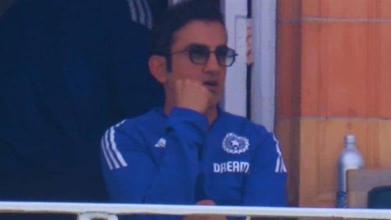 Gautam Gambhir Spotted Using ‘F-Word’ After Washington Sundar Dismisses Joe Root on Day 4 of IND vs ENG 3rd Test 2025 at Lord’s (Watch Video)