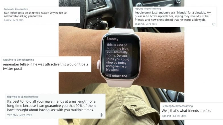 ‘Give Me a Blowj*b’: Woman Shares Out-of-the-Blue Text From ‘Horny’ Male Friend; Viral Tweet Garners Millions of Views and Sparks Wild Reactions!