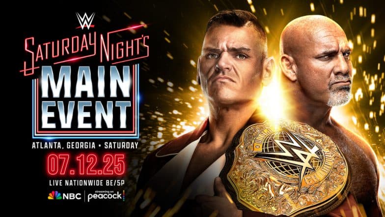 WWE Saturday Night’s Main Event 2025, July 12 Free Live Streaming Online: Get Wrestling Event Live Telecast Details on TV With Time in IST
