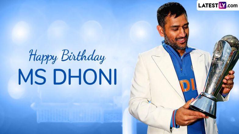 MS Dhoni Turns 45: Celebrating the Illustrious Career of India's 'Captain Cool' on His Birthday