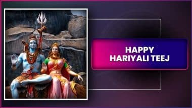 Hariyali Teej 2025 Wishes, Messages and Greetings To Honour the Divine Union of Shiva & Parvati