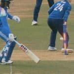 Harleen Deol Run Out in Bizarre Manner As India Women’s Cricket Team Batter Has Both Bat and Foot in the Air During ENG-W vs IND-W 1st ODI 2025 (Watch Video)
