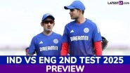 When is IND vs ENG 2nd Test 2025? What is The H2H Record? Who Are The Key Players? Read India vs England Match Preview