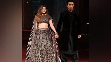 Ibrahim Ali Khan, Rasha Thadani Debut at India Couture Week 2025 as JJ Valaya's Showstoppers