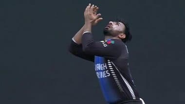 'Come to Me' Iftikhar Ahmed Gestures to the Ball While Settling Under It For A Catch, Ends Up Dropping Chance During GSL 2025 Match (Watch Video)