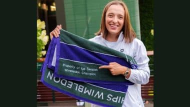 'Towel Thief' Iga Swiatek Receives Personalised Memorabilia from Wimbledon 2025 After Her Women's Singles Title Win (See Pic and Video)
