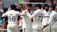 India&rsquo;s Likely Playing XI for 5th Test vs England: Will Arshdeep Singh Make His Test Debut? Kuldeep Yadav In? Check Changes India Could Make to Their Playing 11 in London