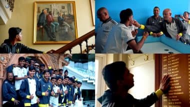 Ayush Mhatre Celebrates His Birthday at Lord’s Cricket Ground, Vaibhav Suryavanshi and India U19 Players Left Inspired After Visit to ‘Home of Cricket’ (Watch Video)