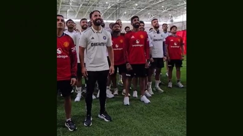 Team India Meet Manchester United: Premier League Club Reveals Inside Story of Epic Crossover Between Men In Blue and Red Devils at Carrington