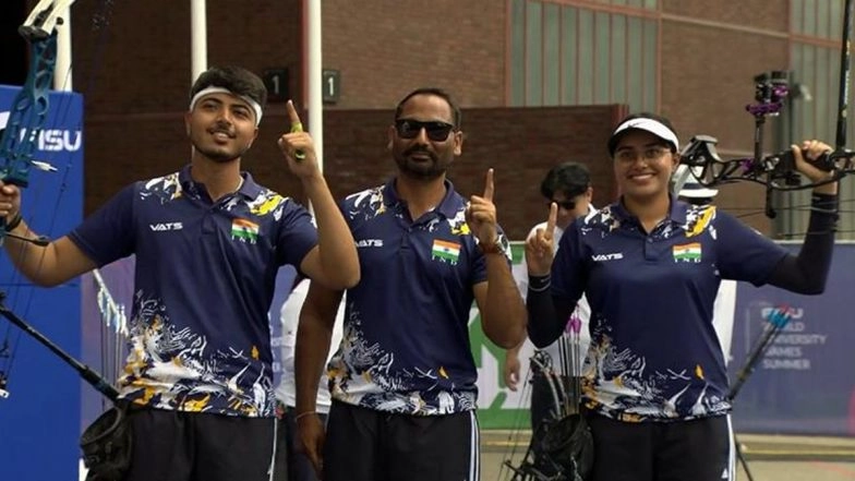 Indian Mixed Archery Compound Team Wins First Gold Medal For India at World University Games 2025