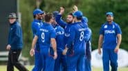 Italy Qualify for ICC T20 World Cup For The First Time; Joe Burns-Led Side to Feature in 2026 T20 WC After Finishing Second in Europe Qualifiers