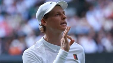 Jannik Sinner Wins Wimbledon 2025 Men’s Singles Title, Beats Two-Time Champion Carlos Alcaraz 4–6, 6–4, 6–4, 6–4, in Thrilling Grand Slam Final