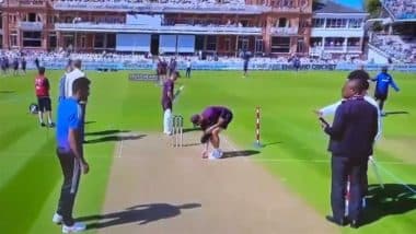 Jasprit Bumrah Gets Warned By Ground Official As Star Indian Bowler Asked to Step Away From Lord's Pitch Ahead of Day 3's Play in IND vs ENG 3rd Test 2025 (Watch Video)
