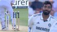 Jasprit Bumrah Castles Brydon Carse With Magnificent Yorker During IND vs ENG 3rd Test 2025 (Watch Video)