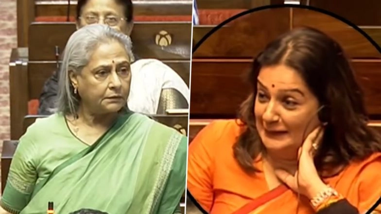 Jaya Bachchan Chides Priyanka Chaturvedi in Rajya Sabha During Operation Sindoor Debate, Says 'Don't Control Me' (Watch Video)