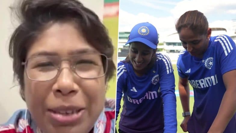 I Hope You Guys Do That Same…’ Harmanpreet Kaur & Jemimah Rodrigues’ Emotional Video Call With Legendary Jhulan Goswami Before ENG-W vs IND-W 2nd ODI 2025 (Watch Video)