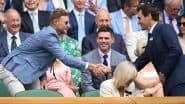 Joe Root, James Anderson Attend Wimbledon 2025, Star England Cricketers Meet Roger Federer in Gallery of All-England Lawn Tennis and Croquet Club (See Pic)