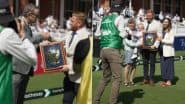 Jonny Bairstow Receives Silver Cap For His 100 Appearances For England in Test Cricket, England Wicketkeeper Attends IND vs ENG 3rd Test 2025 At Lord's (Watch Video)