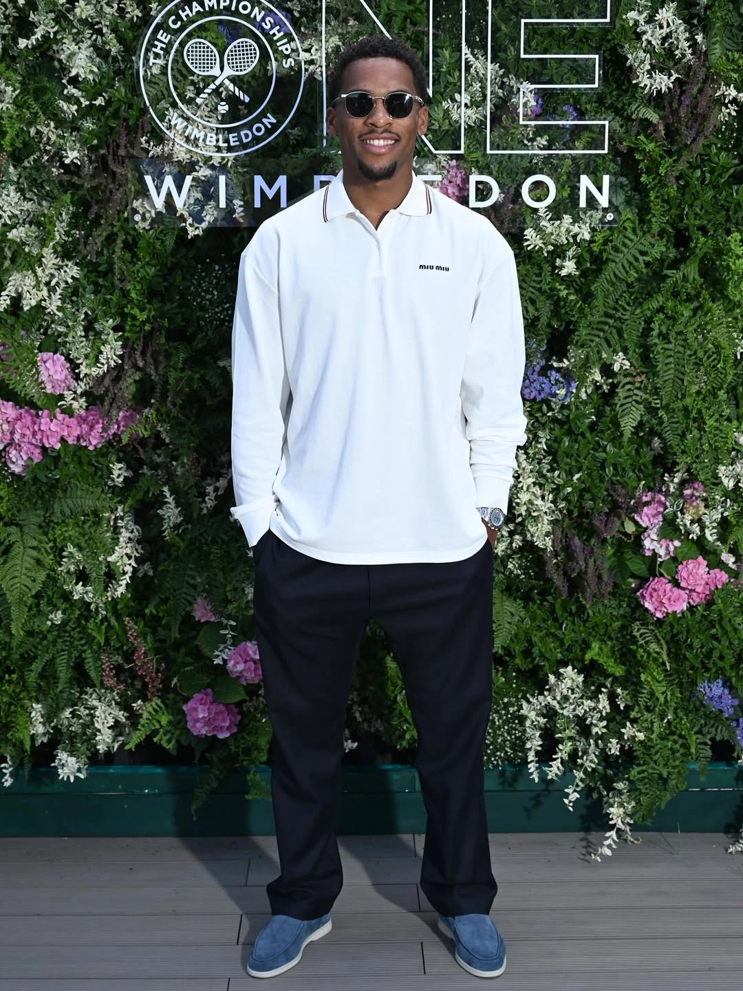 Jurrien Timber Spotted Among Sports Stars at Wimbledon 2025