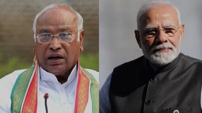 Mallikarjun Kharge Health: PM Narendra Modi Speaks to Congress President, Wishes Him Speedy Recovery