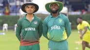 Where To Watch Kenya National Cricket Team vs Nigeria National Cricket Team Live Streaming Online? Get KEN vs NGR Pearl of Africa T20I Series 2025 Free Live Telecast on TV Details