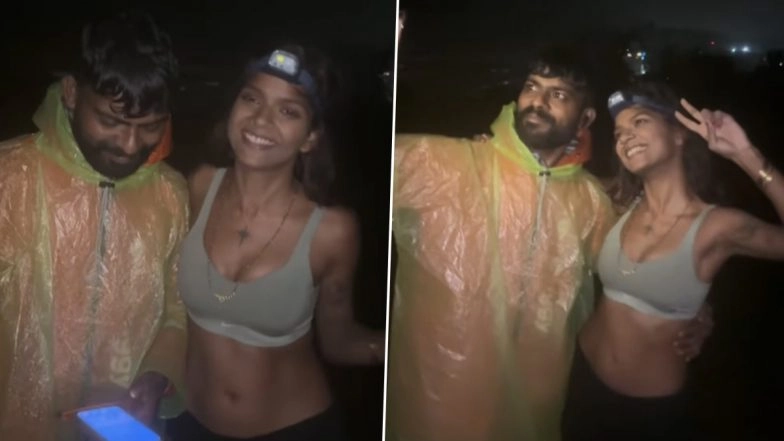 Zomato Delivery Partner Deserves Bonus, Says Influencer Khyati Shree As He Delivers Order to Her Hilltop Camp in Goa Amidst Rains and Lightning! (Watch Video)
