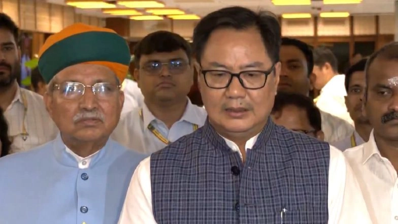 PM Narendra Modi Among Those With Highest Attendance in Parliament, Says Kiren Rijiju (Watch Video)