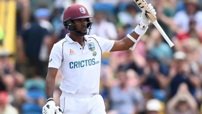 Kraigg Brathwaite Makes His 100th Test Appearance During WI vs AUS 2nd Test 2025, ICC Chairman Jay Shah Congratulates Him (See Post)