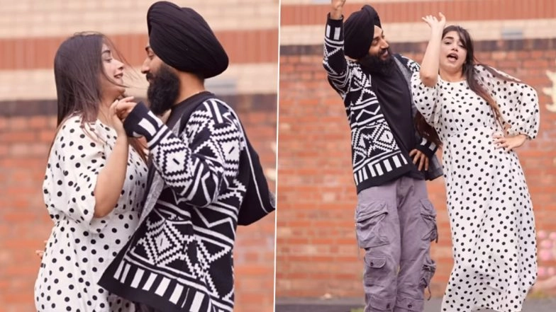 Kulhad Pizza Couple Jalandhar Viral Video: Sehaj Arora and Wife Gurpreet Kaur Vibe on Punjabi Movie 'Sarbala Ji' Song 'Bhul Janeya' (Watch Instagram Reel)