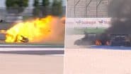 Georgi Donczew Narrowly Escapes Horrible Accident; Lamborghini Driver Avoids Massive Injury As Car Turns Fireball During GT World Challenge Europe 2025