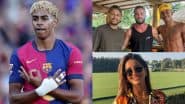 Barcelona Reportedly 'Worried' About Lamine Yamal's Controversial Summer Vacation; Spanish Star Allegedly Under 'Bad Influence' of Neymar Jr As He Holidays With Senior OnlyFans Model