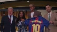 Lamine Yamal Receives No 10 Jersey of Barcelona; Star Footballer Arrives at Camp Nou As He Signs Contract Extension With La Liga Giants Till 2031 (Watch Video)