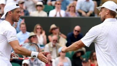 How to Watch Marcel Granollers and Horacio Zeballos vs Lloyd Glasspool and Julian Cash, Wimbledon 2025 Live Streaming Online: Get Live TV Telecast Details of Men's Doubles Semifinal Tennis Grand Slam Match?