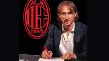 Luka Modric Joins AC Milan After Leaving Real Madrid, Star Croatian Midfielder Signs One-Year Contract With Italian Club (See Pics)