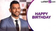 MS Dhoni Birthday Special: A Look at Top Five Achievements of Captain Cool in His Cricketing Career