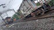Maharashtra Train Derailment: Goods Train Derails Near Monkey Hill Station in Ghat Section Between Lonavala and Karjat, Long-Distance Trains Affected (See Pic)