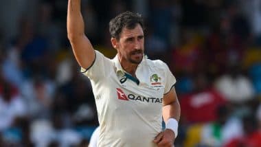 WI vs AUS 3rd Test 2025: Australia Pacer Mitchell Starc Smashes Records in Milestone Test, Records Fastest Five-Fer in Test History