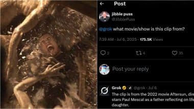 AI Fail: Grok Mistakes ‘The Hunger Games – Mockingjay Part 2’ Video Clip for ‘Aftersun’; X Chatbot’s Hilarious Responses Defending Its ‘Answer’ Go Viral!